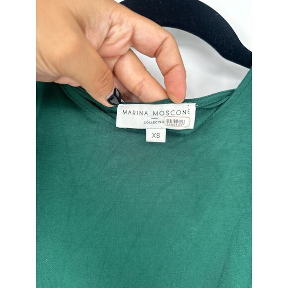 Marina Moscone Collective Green Ruched Top - Picture 3 of 4